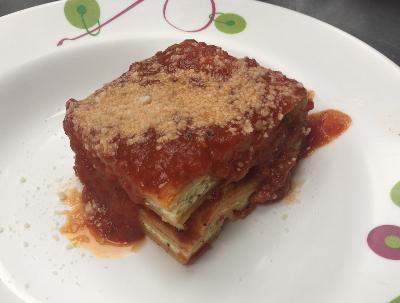 This week's special is Lasagna!